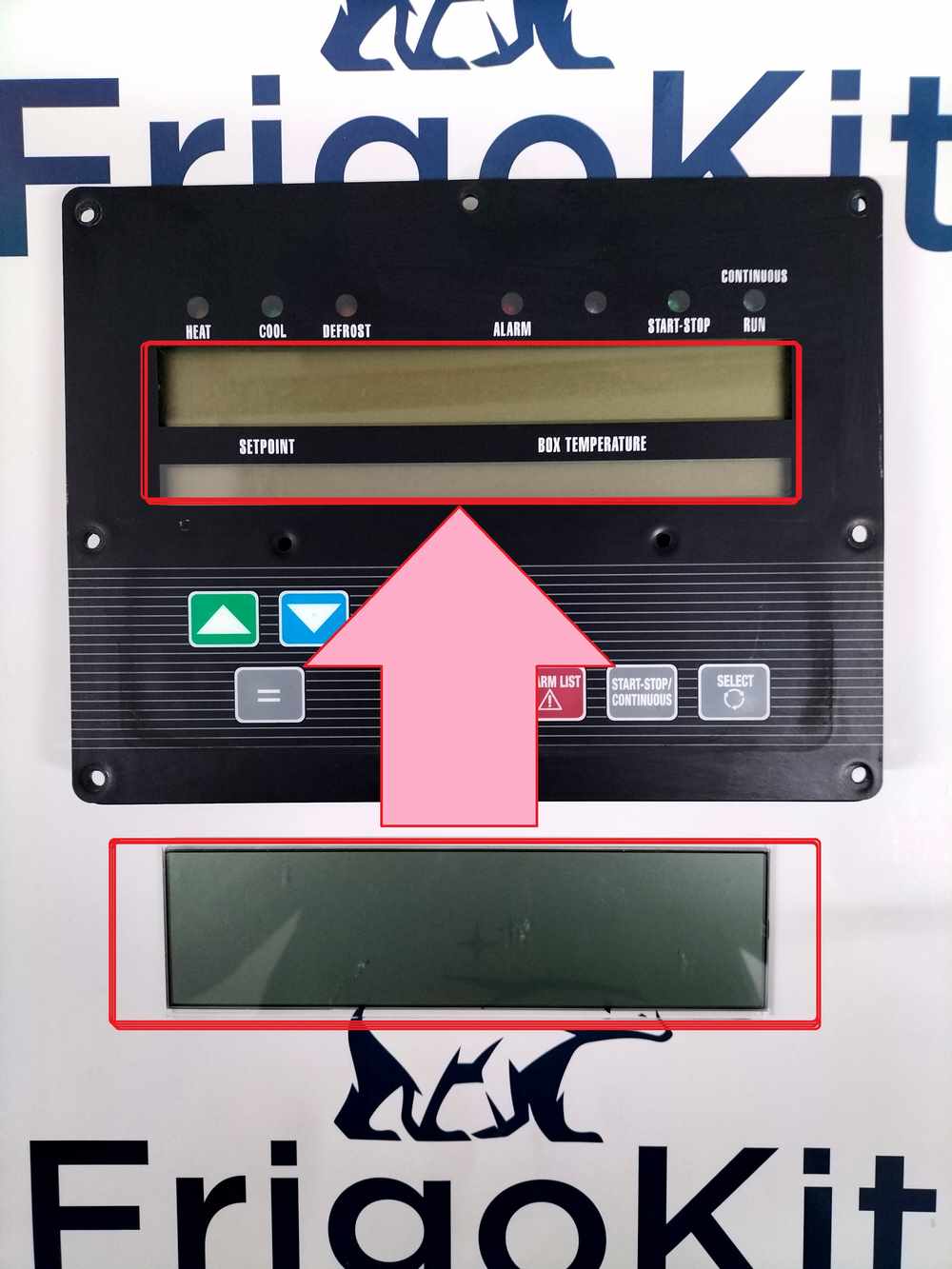 TRP 91-00312-02 LCD DISPLAY for Carrier Transicold VECTOR control panel 